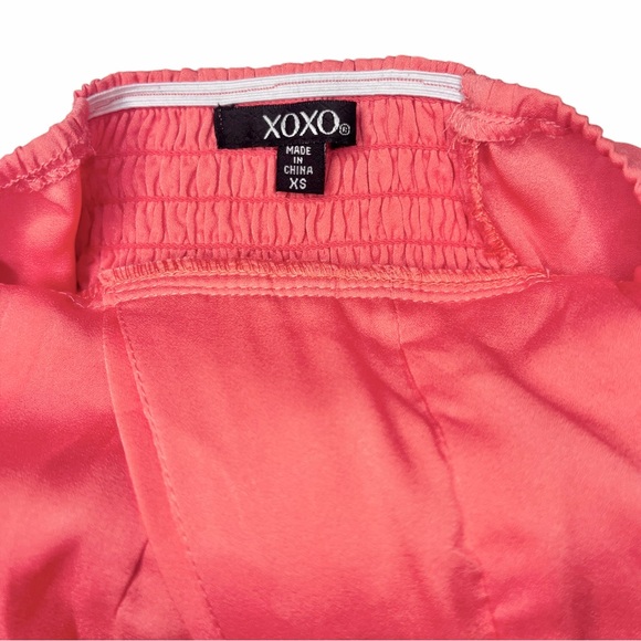 Y2k XOXO Peach Halter Slimming Backless Top - Picture 3 of 5